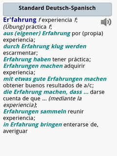 Langenscheidt Standard-Worterbuch Spanisch for Android