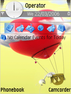 Love Ballon - S60 Theme with Screen Saver - S60 3rd