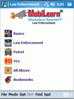 MobiLearn(R) Workplace Spanish(R): Law Enforcement