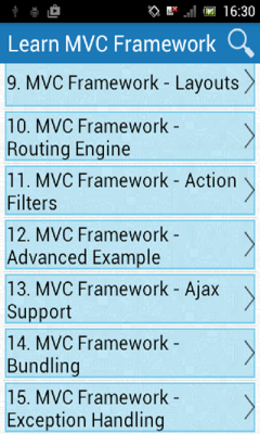 Learn MVC Framework