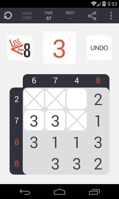 Less Than 8: Numbers Puzzle