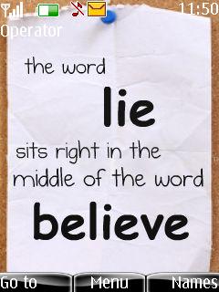 Lie