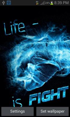 Life Is Fight LWP