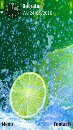 Lime Abstract