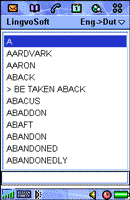 LingvoSoft English-Dutch Dictionary for Symbian