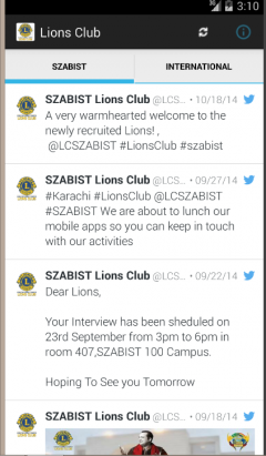 Lions Club Szabist