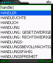 Handle Dictionary GERMAN-HUNGARIAN