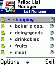 Psiloc List Manager