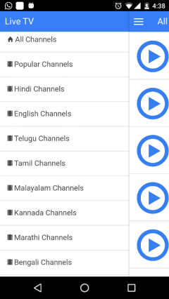 Live TV Indian Channels