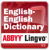 ABBYY Lingvo x3 Mobile English - English Oxford Dictionary