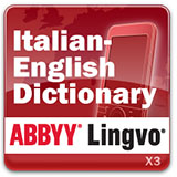 ABBYY Lingvo x3 Mobile Italian - English Concise Oxford Paravia Dictionary