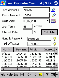 Loan Calculator Max