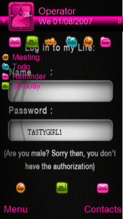 login in