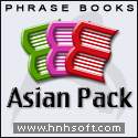 HNHSoft Talking Phrase Book, Asian Language Pack