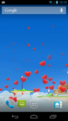 Love Hearts 3D Live Wallpaper