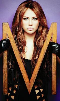 M from Miley Cyrus Live Wallpaper
