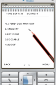 M-learning  application on verbal - odd man out