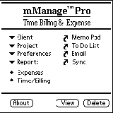 mManagePro - Time/Billing Expense