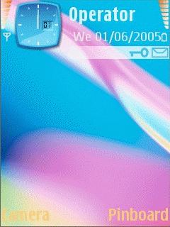 Comfortable Vision for mp,pink,theme ui for nokia s60 3rd os phones