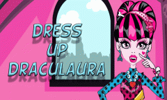 Make dress Draculaura monster to the exhibition