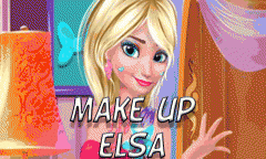 Make up princess Elsa