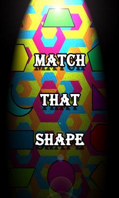 Match That Shape Geometry Memory Game