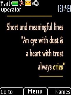 meaningful lines