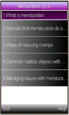 Mensturation cycle