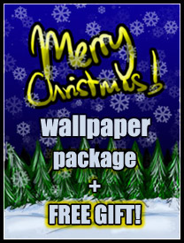 AMAZING HAND-DRAWN CHRISTMAS WALLPAPERS + AWESOME FREE GIFT!