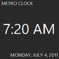 Metro Clock