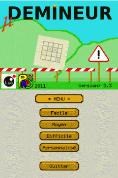 Micro Minesweeper version 0.3