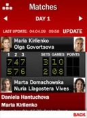 Mobile Event Guide - Sony Ericsson WTA Tennis - Swedish Open Bastad