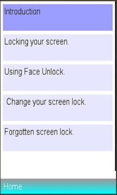 Mobile ScreenLock Settings