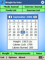Weight-By-Date Mobile