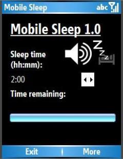 Mobile Sleep for SP-QVGA