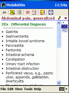 MobileDDx - Differential Diagnosis Tool