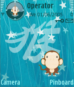 Monkey, meaningful animal-sign series theme