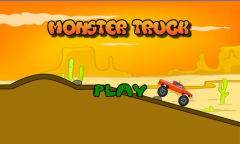 Monster truck hill racing