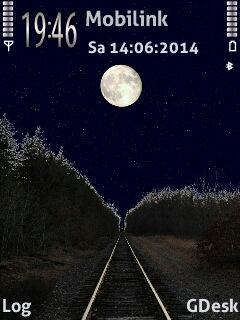 Moon light track