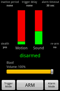 Motion & Sound Alarm