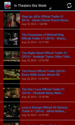 Movies Trailers Categories