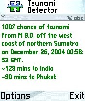 Indian Ocean Tsunami Detector