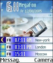 Multiple Time Zone Display for S60