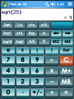 MxCalc SE - The Decisive Calculator Software for Windows Mobile