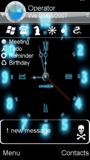 mythic Luminous clock