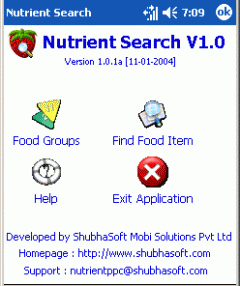 Nutrient Search (USDA SR-17)