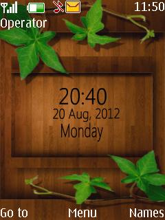 Nature Digital Clock