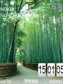 Nature Flip Clock