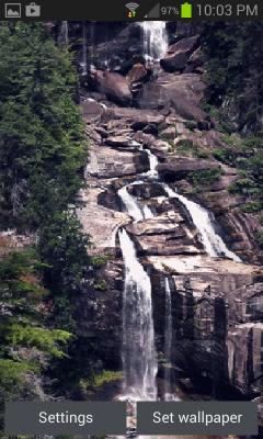 Nature Rocks Waterfall LWP