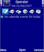 Navy Blue Theme